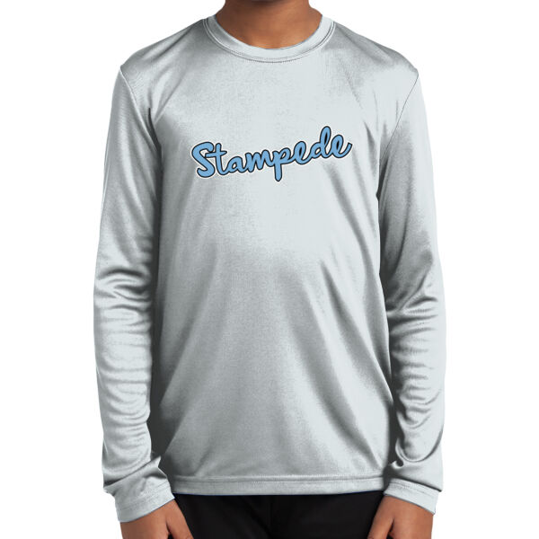 Stampede Youth Long Sleeve PosiCharge Competitor Tee Thumbnail